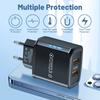 2 Ports 36W USB Mobile Phone Charger Quick 3.0 Wall Fast Charging Adapter For iPhone Xiaomi Samsung