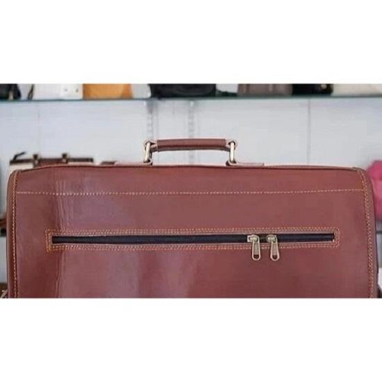 Handmade Men's Family Gift Laptop Messenger Briefcase Bag Satchel