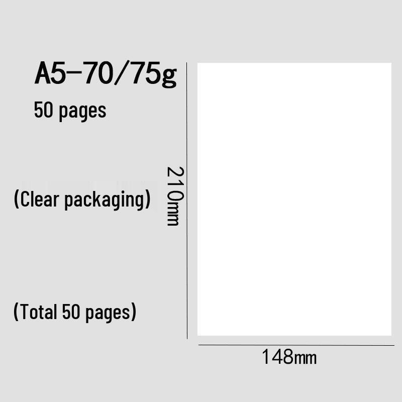 

Бумага для офисной копировальной техники формата А4, бумага для тестов формата А3, бумага для черновиков и рисования формата А5, бумага для печати 70 г/м² для студентов A4 High White Wood Pulp