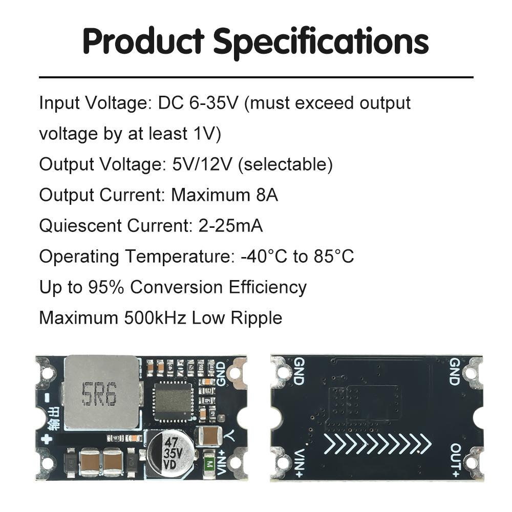 Mini Buck Module DC-DC Step Down Board 5V 12V 8A Step Down Module DIY Electronic Voltage Module