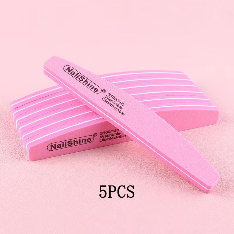 "Double-sided Nail File Blocks Colorful Sponge Nail Polish Buffing Sanding Buffer Strips Polishing Pedicure Manicure Tools"