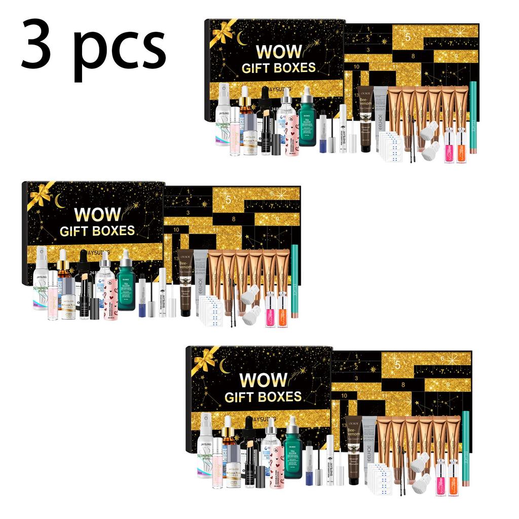 Jaysuing Surprise Girls' Makeup and Skincare Set, Moisturizing and Hydrating, Suitable for Face, 24 Compartments