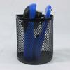 Black Mesh Pencil Cup Holder Large Capacity Multipurpose Magnetic Makeup Brush Holder