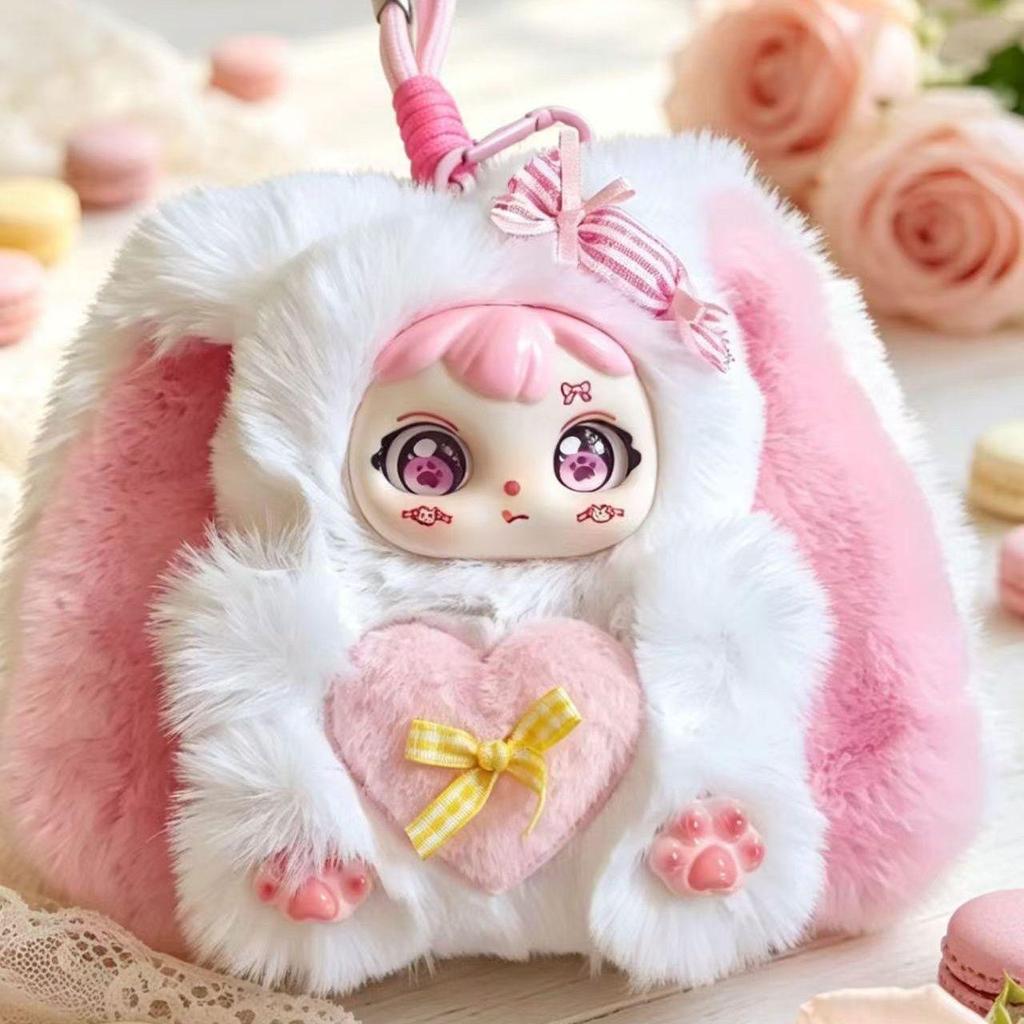 Cross-Border Sweetheart Rabbit Doll Face Plush Toy Pendant