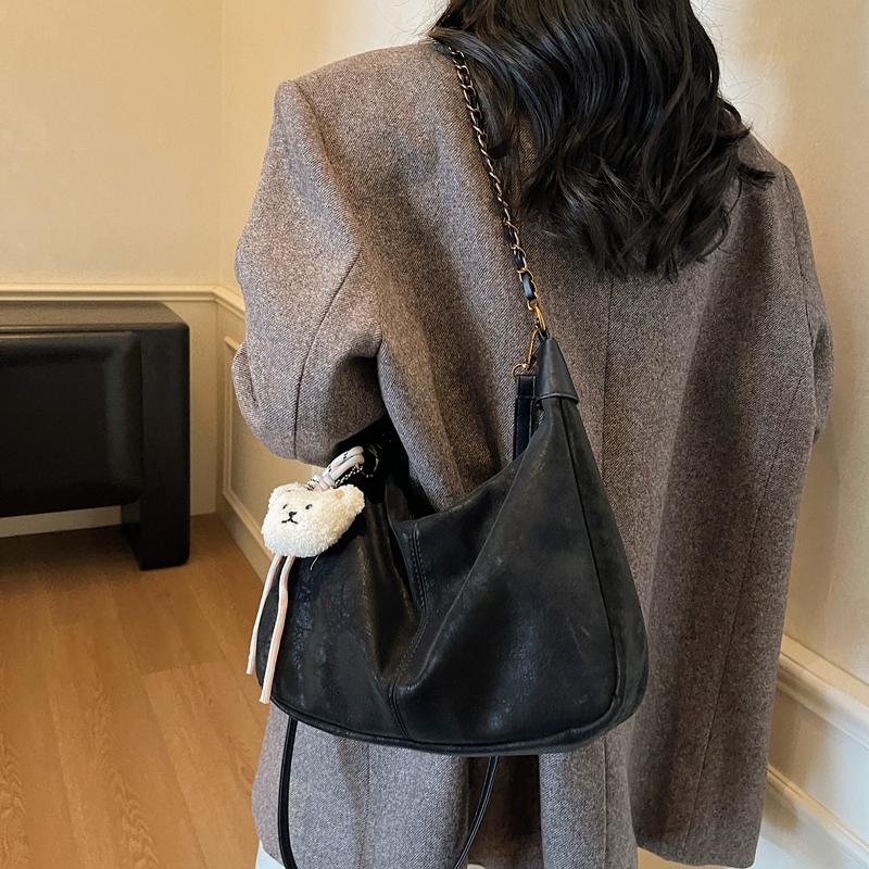 Soft Leather Tote Bag Women's Shoulder Crossbody Bag Large Capacity Bag