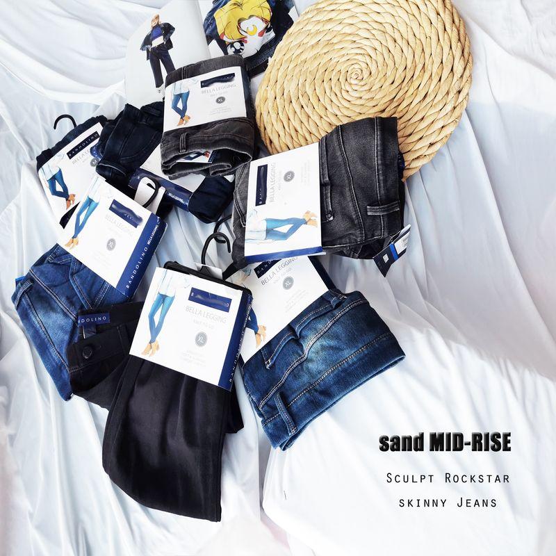 

20% off for One Piece Two Pieces 50% off European Sheet Yoga High Elasticity Super Comfortable Elastic Waist Denim Knitted Ankle Tight Pants