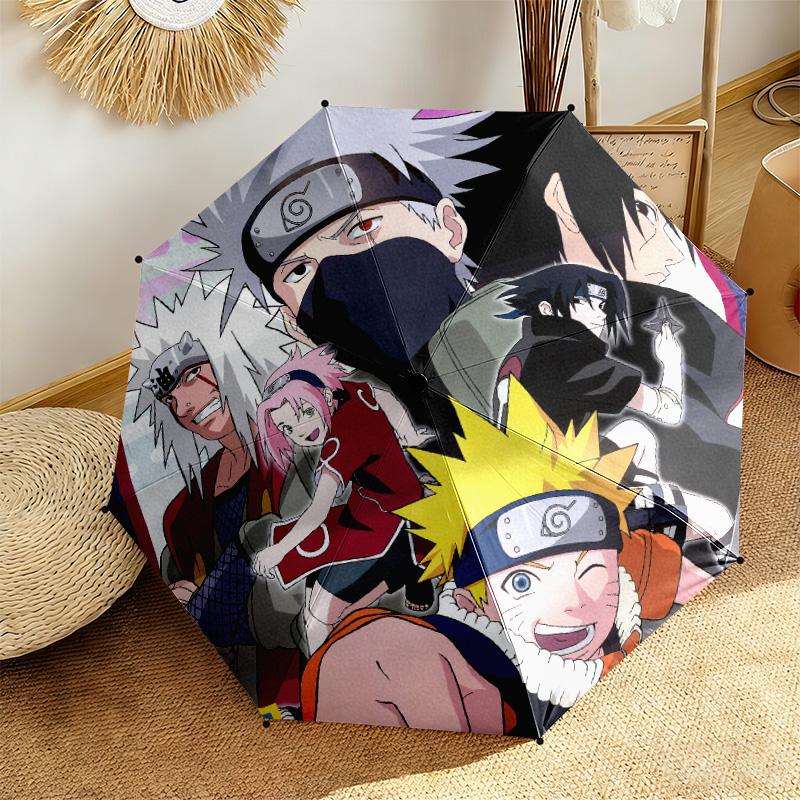 Berühmter Cartoon NARUTO Protagonist Uzumaki Naruto. Cartoon-Schirm, faltbar, Haushaltsartikel, Eisenkunst, Sonnenschirm für draußen, H5