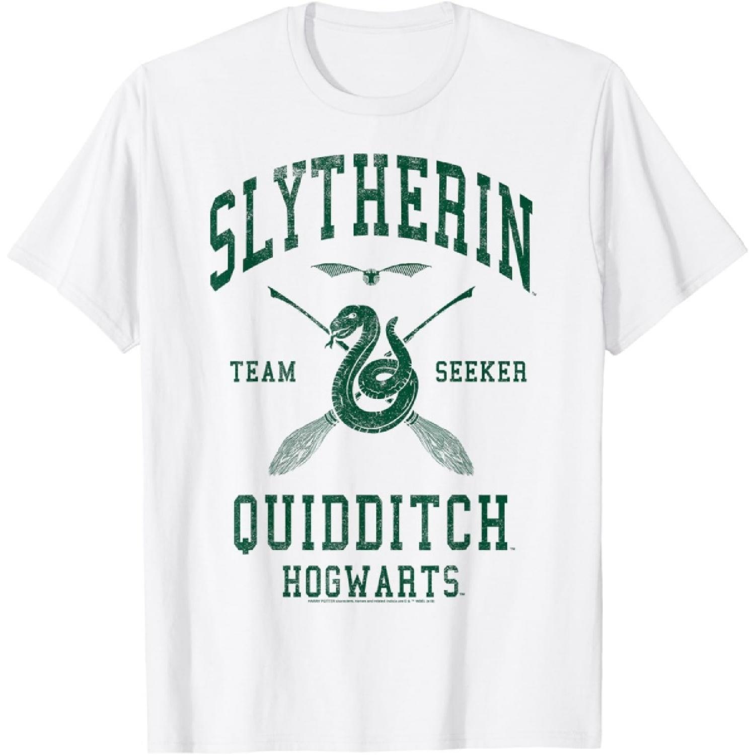 Футболка Гарри Поттер Дары Смерти Слизерин Квиддич Ловец S