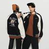 Lee X I Am Not A Fat Tiger Series FW23 Comfortable Faux Lamb Wool Zipper Cotton Jacket Unisex jackets Black LUT007210204202K11000