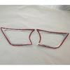 2pc New Car ABS Chrome Accessories Plated Front Fog Lamp Cover Trim Paste Style For Toyota INNOVA 2015 2016 2017 2018