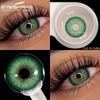 1 Pair New Colorful Contact Lenses for Eyes Blue Eye Lenses Beautiful Pupil Yearly Gray Lenses Cosmetic Green Contacts