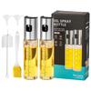304 Stainless Steel Spray Oil Bottle - Leak-proof Glass, 100ml, Press-type for Oil, Sauce, & Vinegar