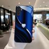 Foreign trade hot-selling model simple love Samsung S23 supreme version mobile phone case GalaxyS24PLUS glass protective case