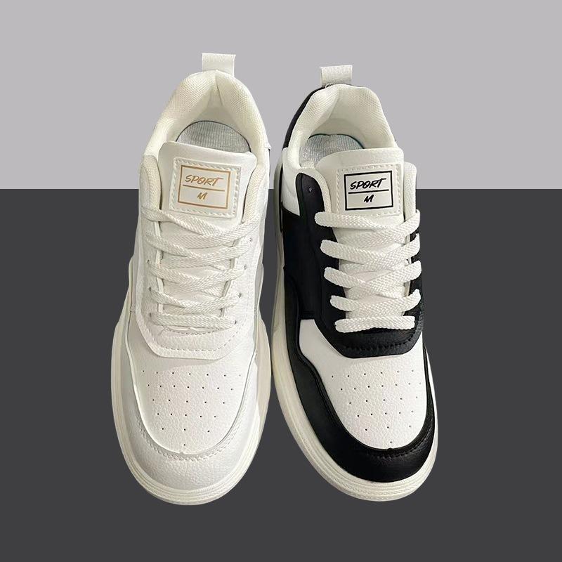 Autumn new men's casual heightening shoes mesh white shoes sports trendy shoes