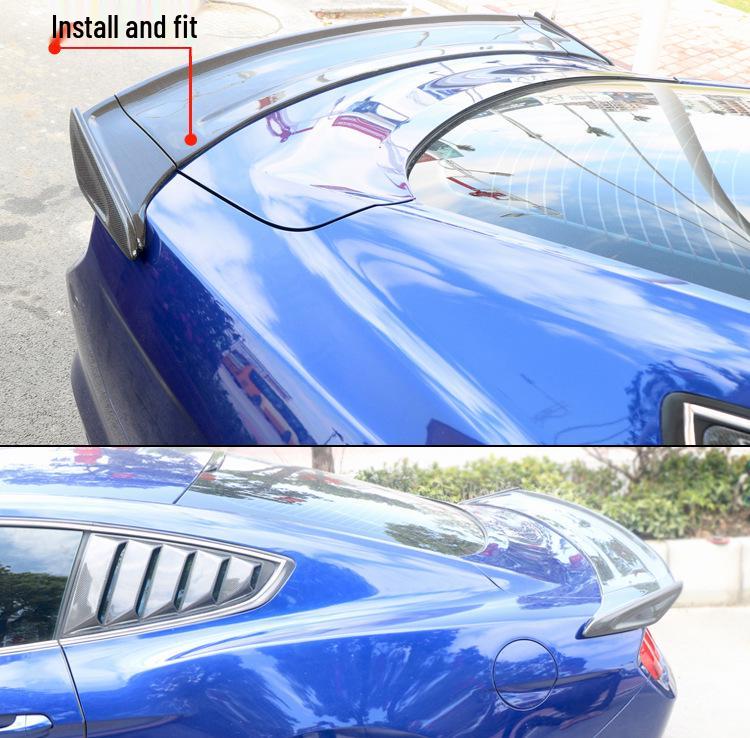 Carbon Fiber Rear Wing Spoiler for 2015-2023 Ford Mustang Mach-E