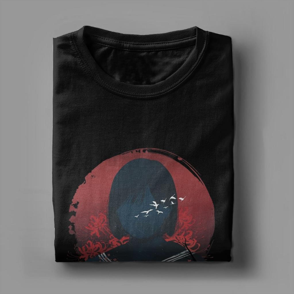 Silent Hill F Hinako T-Shirt Herren Neuheit Baumwoll-Tees Rundhals Kurzarm T-Shirt Grafikbedruckte Oberteile