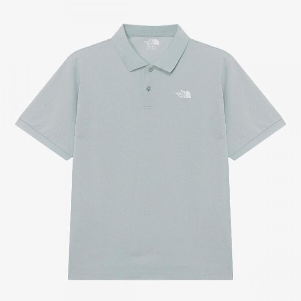 

North Face Short Sleeve Tee Vqj Nt7pr01k Baden Short Sleeve Polo Cool Gray 085XS
