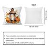 1Pc Thanksgiving Autumn Harvest Decoration Pillowcase, Autumn Harvest Pumpkin Pillows Cover, Candle Holder, Truck Pattern