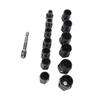 14 Pcs Set Nut Bolt Extractor Alloy Steel High Hardness Anti Slip Bolt Nut Remover with Socket Adapter Bar