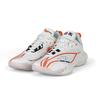 New LINING Flash Strike 11 Basketball Shoes Men's Low Top Ecru/Oranges ABAU053-31