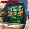 Minecraft 5D Diamond Painting Round Diamond Rhinestones Mosaic Diamond Embroidery Wall Paintings Rhinestones Gift Frameless