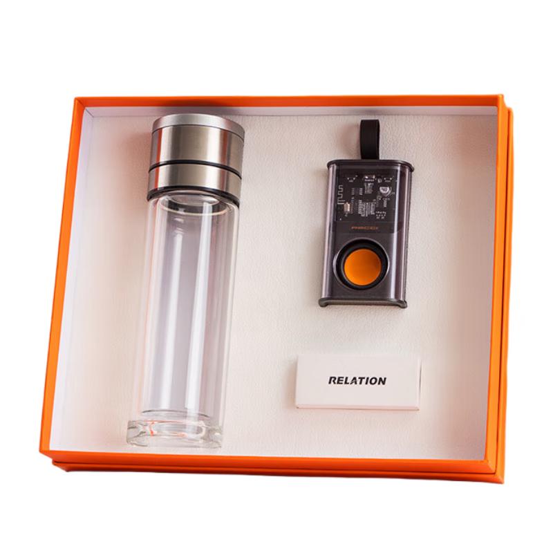 Thermos Bottle Gift Set with Bluetooth Speaker