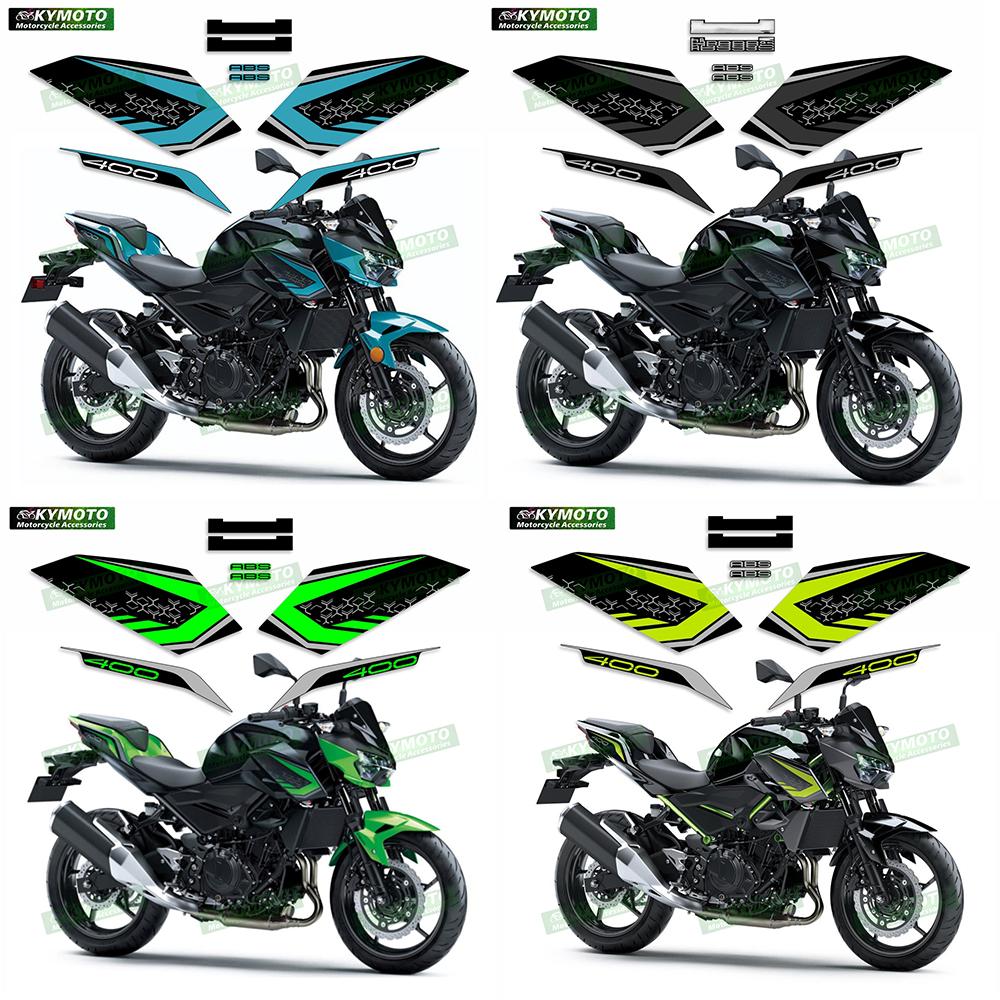 Для Kawasaki Z400 Z 400 Аксессуары для мотоцикла Шлем Ветровое стекло Обтекатель Наклейка Водонепроницаемый Светоотражающий Полный комплект наклеек для автомобиля