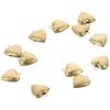 20 Pcs Heart Love Brass Locket Heart Pendants Golden Photo Style Dangle Decoration for Necklace