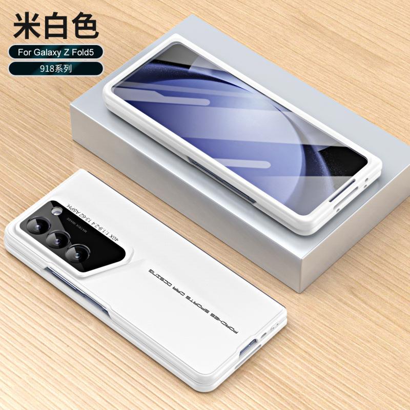 Samsung Zfold5 Porsche Supercar Mobile Phone Case Zfold4 Matte Skin Feeling 2-in-1 with Pen Protective Case