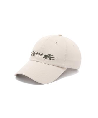NICEGHOSTCLUB 9Stars Logo Cap_Beige(Ng2Fsuab24A)