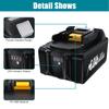 Son BL1830 18V 6000mAh Pil ve şarj cihazı Makita 18V Pil Şarj Edilebilir Yedek BL1840 BL1850 BL1860 BL1860B Araçları