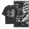 G57 Exclusive 100% Cotton Cool Creative  Graphic Men T-shirt | Acid Washed  Streetwear Big Size Vintage O-neck men's Tee Tshirt