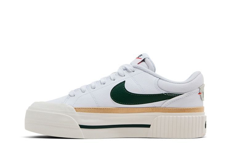 Nike Court Legacy Lift White Sail Sesame Fir (Women's)