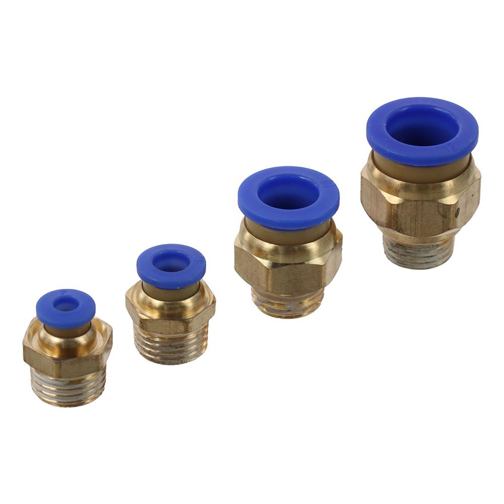4pcs Pneumatic Push-to-connect Tube Connection