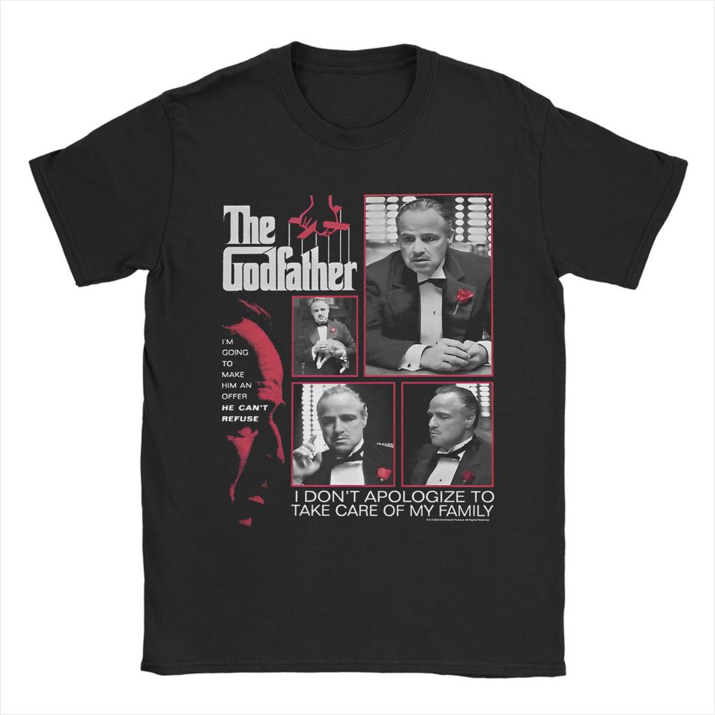 The Godfather T Shirt Summer Cotton T Shirts For Man Popular Print Tee Shirt ShortSleeve Aesthetic Tees