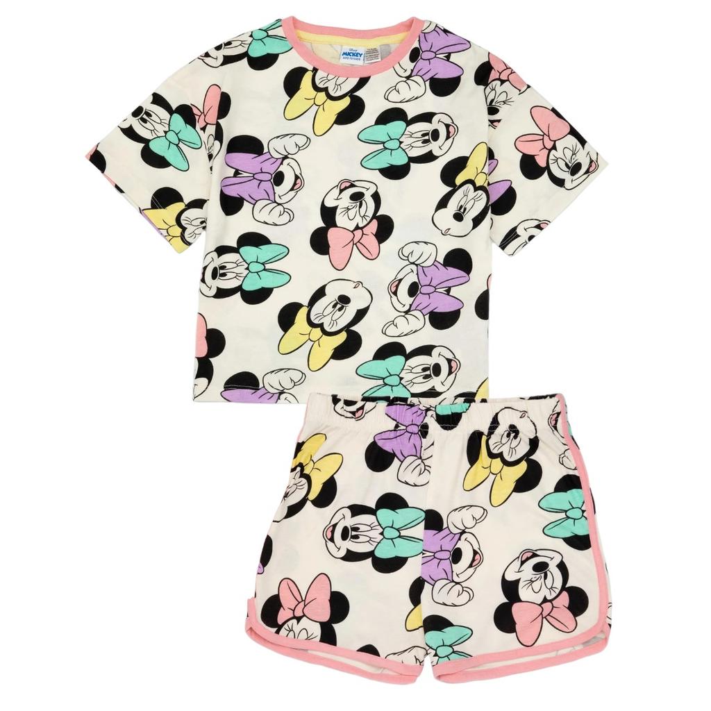 Minnie Mouse Pigiama Corto da Bambina con Stampa Integrale