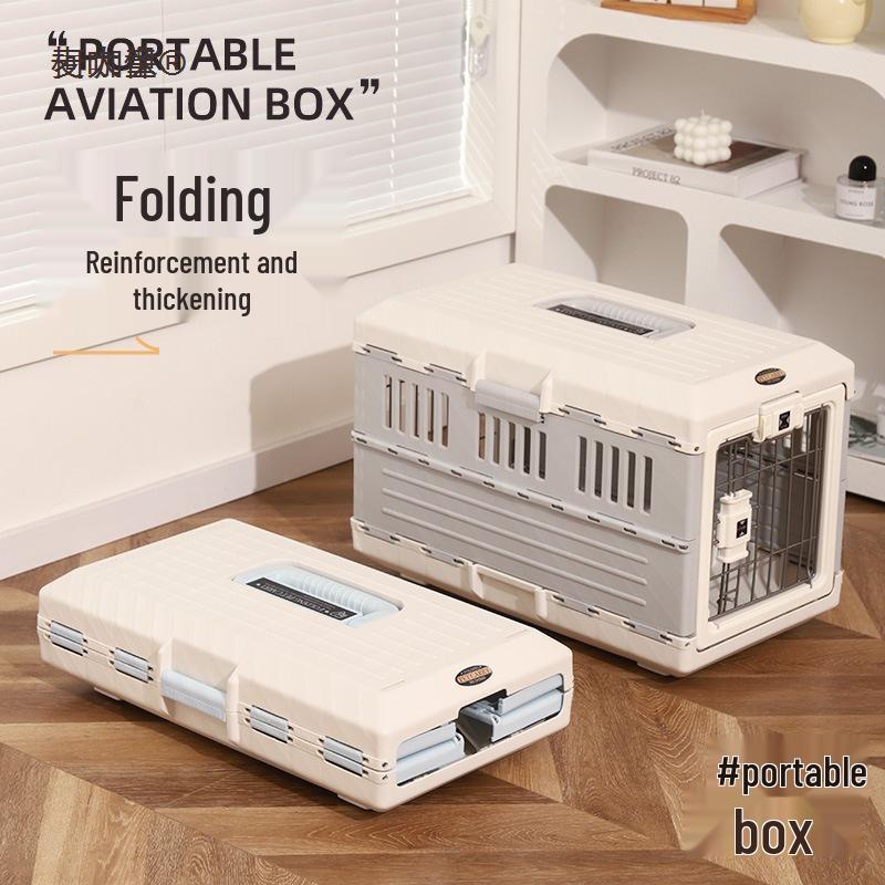 Foldable Pet Airline Carrier for Cats & Small Dogs - Alice Model