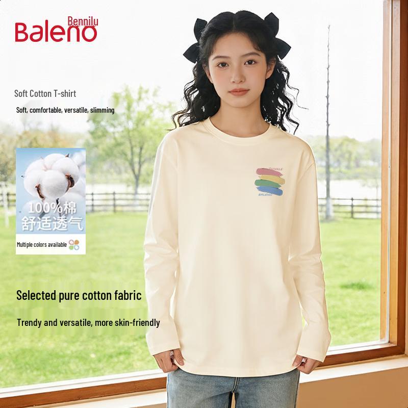 

Baleno Women s Pure Cotton Long-Sleeve Graphic T-Shirt 2XL