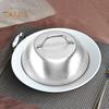 Cheese Melting Dome Round Basting Cover with Handle Heat-Resistant Rustproof Heavy-Duty Steam Basting Cover Pot Lid