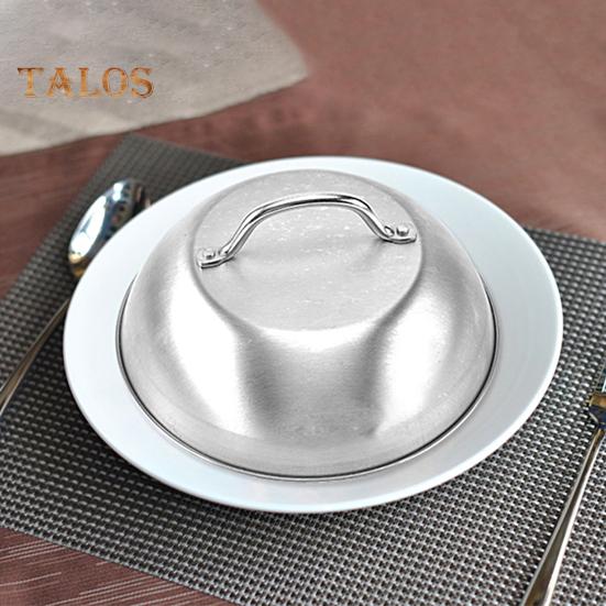 Cheese Melting Dome Round Basting Cover with Handle Heat-Resistant Rustproof Heavy-Duty Steam Basting Cover Pot Lid