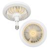 30W Light Fan 9.8in Small Aromatherapy Noiseless Ceiling Fan Light E27 LED Fan Light 86‑265V