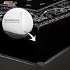 3pcs Retro Black Wave Pattern Print Coreless Bed Sheet Set Multiple Sizes Soft Bedcover Bedroom Bedding Decoration