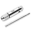 Adjustable M3-8/M5-12 T-Handle Ratchet Tap Wrench - Metric Male Thread Creator (Durable, High-Strength Workshop Hand Tool)
