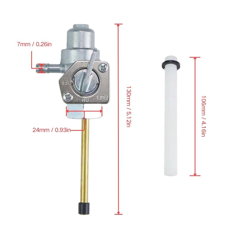 For Honda TRX200 TRX250 TRX300 ATC250 XL250R XR250L XL350R XL600R VF750C Motorcycle Gas Fuel Tank Switch Pump Petcock