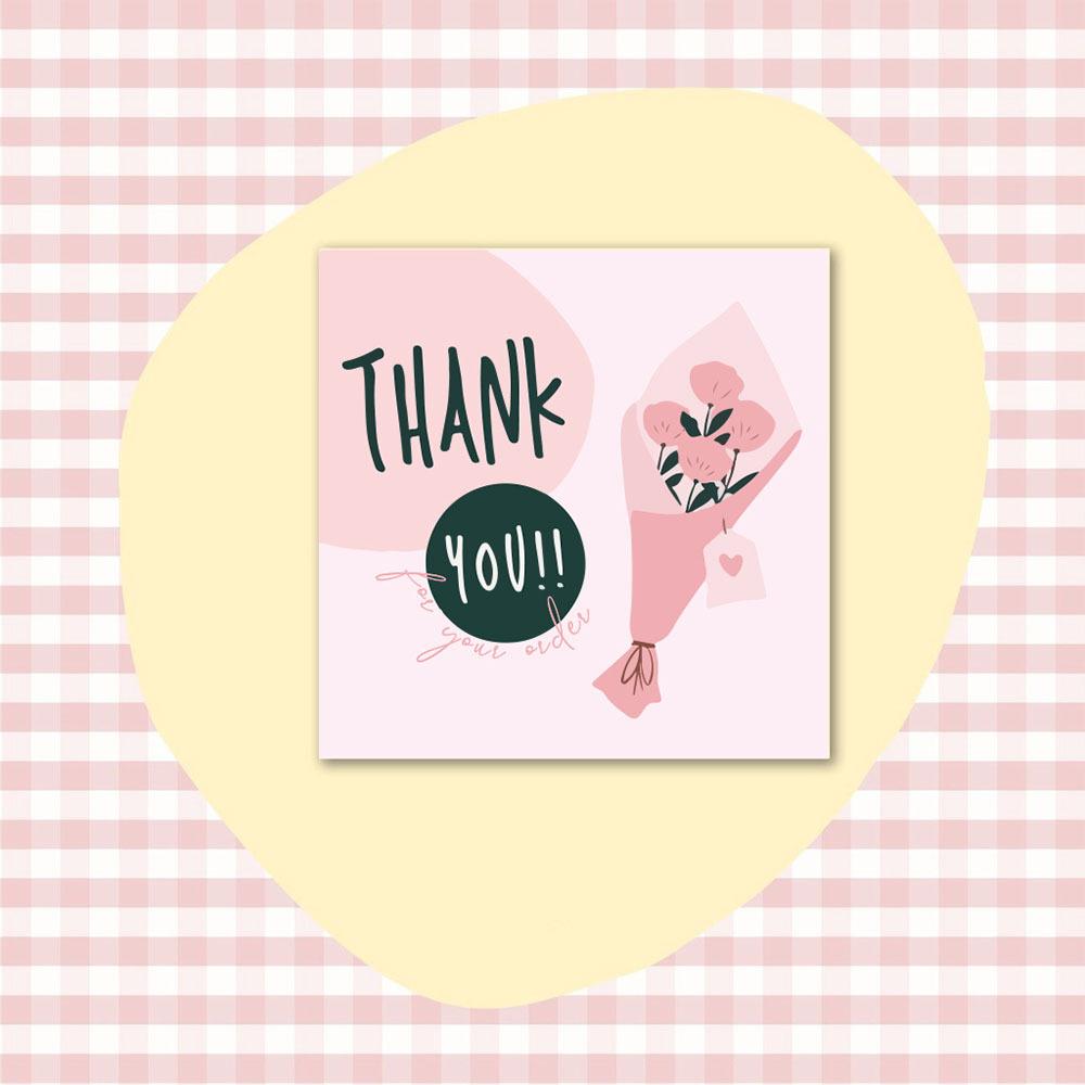 10-50Pcs High-Quality 6*6Cm High-Quality Flower High-Quality Thank High-Quality You High-Quality Cards High-Quality For High-Quality Gift 10pcs