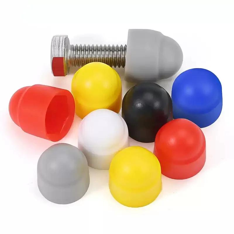 Tapas hexagonales de plástico PE Para Proteger Tuerca de Perno M3~M24 Impermeable a Prueba de Polvo Tapa Decorativa Protectora de Tuercas Para Ruedas Exteriores de Coche