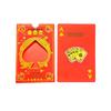 Golden Playing Cards Phone Sticker: Straight Flush, Gold Sticker, Red Envelope, Perfect for Promotions and Gifts