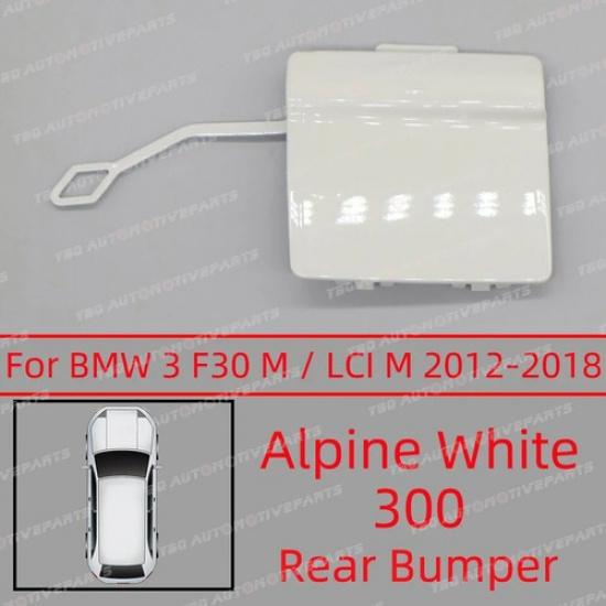 Rear Bumper Tow Hook Cover For BMW 325i 328i 330i F30 M-Sport Sedan 2013-2018