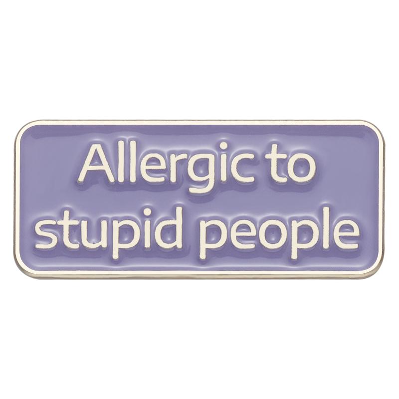 

Sarcasm Quotes Enamel Pins I Hate People 90 s Baby Custom Motivational Brooches Lapel Badges Funny Jewelry Gift for Kids Friends