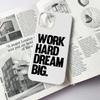 Creative English Letters Simple Texts Jelly Phone Case for iPhone 17 AIR 16 15 14 13 12 11 PRO MAX XSMAX XR 7 8 PLUS Y2K Cover